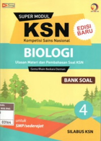 Image of KSN - Super Modul Biologi SMP 4 (Bank Soal)